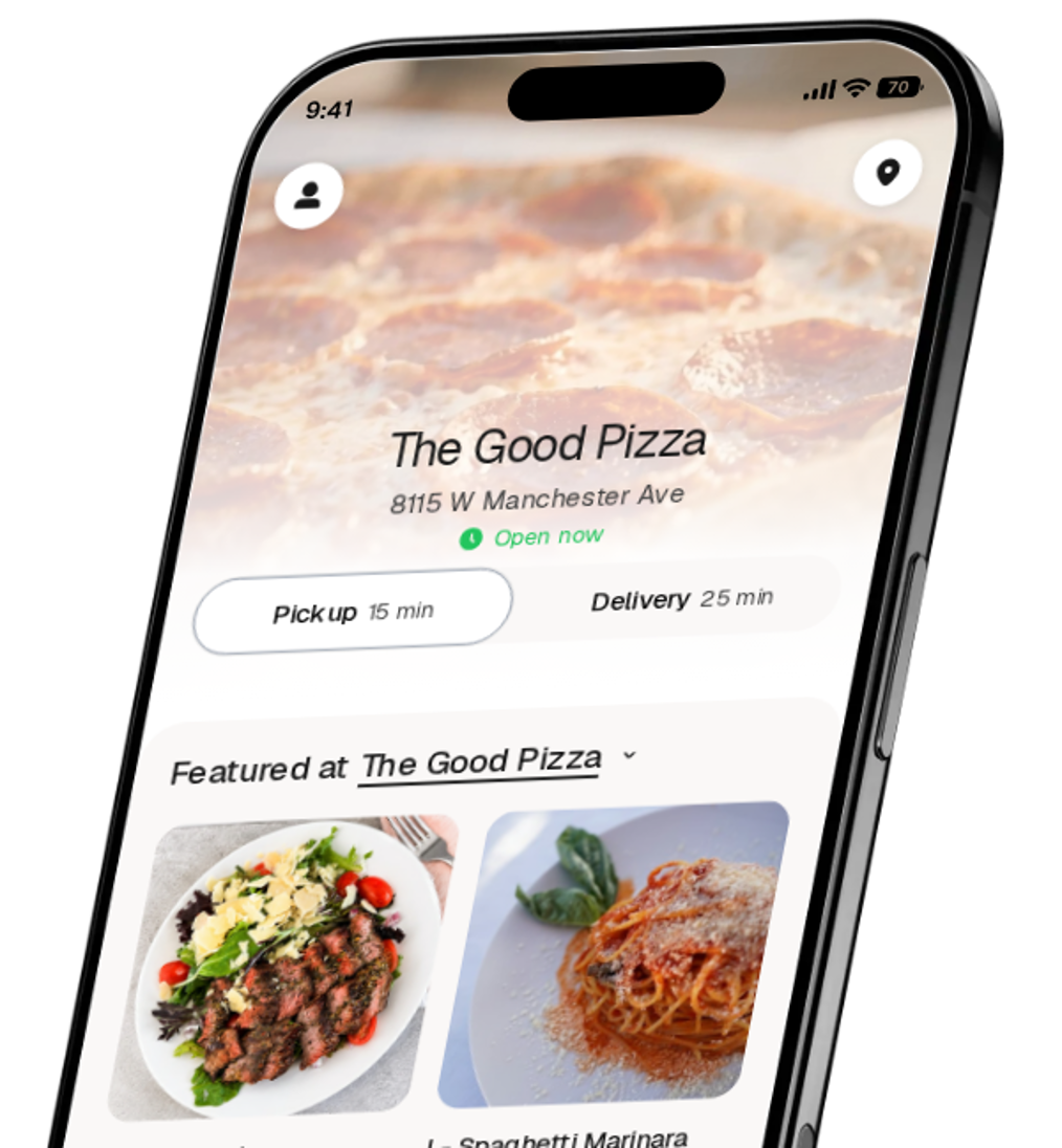The Good Pizza app preview