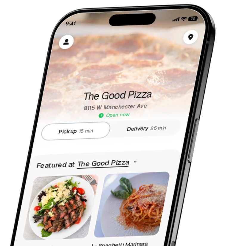 The Good Pizza app preview