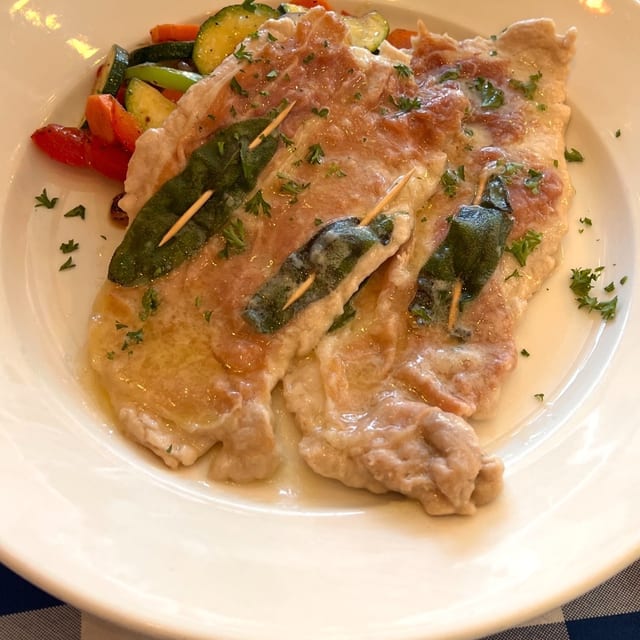 Veal Saltimbocca.