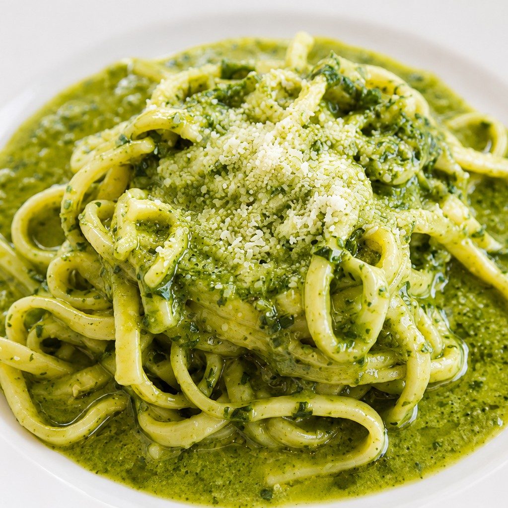 Tonnarelli al Pesto.