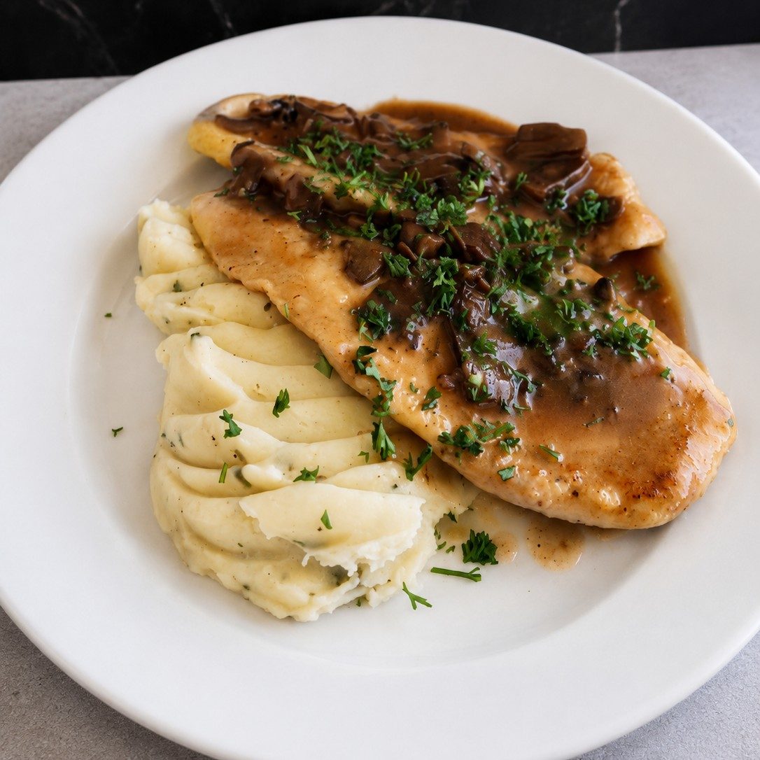 Chicken Marsala.