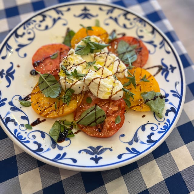 Heirloom Caprese Salad.