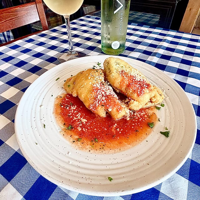 Crispy Zucchini Blossom.