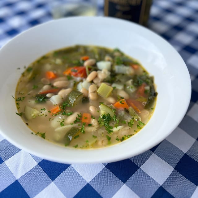 Minestrone Soup, Italian Style.